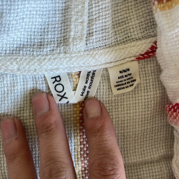 Roxy Run Around Slouchy Beach Hoodie Poncho - Picture 10 of 14